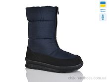 Дутики 110 синій однотон. Selena / p. 37-41 / 8пар