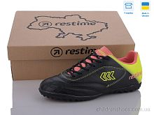 Футбольная обувь DWB24138-1 black-lime Restime / p. 36-40 / 8пар