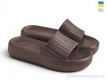 Шлепки ДС78 шоколад Rai shoes / p. 36-41 / 8пар