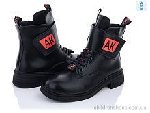 Ботинки 197-53 black-red Violeta / p. 36-41 / 8пар