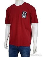 Футболка 3188-57 bordo Мир / p. 3XL-6XL / 4пар