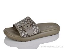 Шлепки A3 коричневий Slippers / p. 36-40 / 6пар