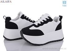Кроссовки 5085 white-black Ailaifa / p. 36-41 / 6пар