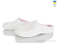 Кроксы Сабо жіночі білий Rai shoes / p. 36-41 / 8пар