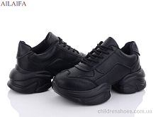 Кроссовки 2360 black Ailaifa / p. 36-41 / 6пар