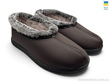 Тапки 2205 коричневий Rai shoes / p. 37-42 / 12пар