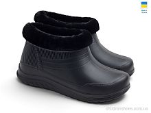 Галоши D-39-1А чорний Rai shoes / p. 37-41 / 6пар