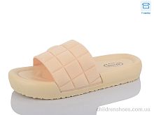 Шлепки X43 beige Hongquan / p. 36-41 / 8пар