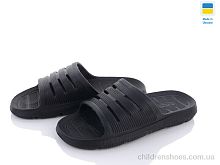 Шлепки Крок С72 чорний Vladimir / p. 41-45 / 6пар