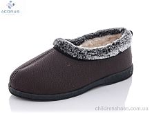 Тапки 205 коричневий Acorus / p. 37-42 / 6пар