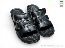 Шлепки С25 чорний Rai shoes / p. 41-45 / 6пар
