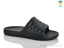 Шлепки N408 чорний Lot Shoes / p. 40-46 / 8пар