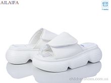 Шлепки 7050 white Ailaifa / p. 36-41 / 8пар