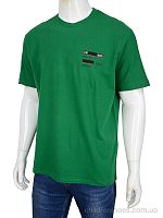Футболка 3188-21 green Мир / p. 3XL-6XL / 4пар