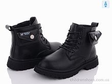 Ботинки Y91(0290B) black Violeta / p. 32-37 / 6пар