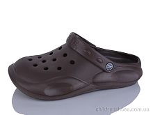 Кроксы Сабо 10 коричневий Inblue / p. 37-41 / 12пар