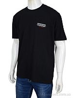 Футболка 3188-15 black Мир / p. 3XL-6XL / 4пар