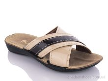 Шлепки K26-7144 beige (25-30) DeMur / p. 25-30 / 6пар