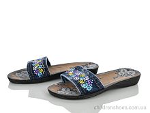 Шлепки 002 blue джинс FG / p. 36-41 / 6пар