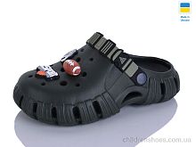 Кроксы 770 піліток хакі-чорний Lot Shoes / p. 36-41 / 6пар