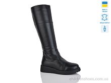 Сапоги 2229 чорний к. Sali / p. 37-41 / 6пар