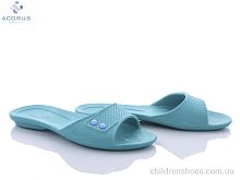 Шлепки Кредо 107 бирюзовый Acorus / p. 36-41 / 10пар