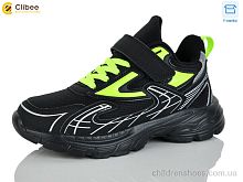 Кроссовки LC1184-2 black-green Clibee-Apawwa / p. 33-38 / 6пар