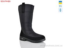 Сапоги 3407  чорний QQ&Панда / p. 36-41 / 6пар