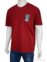 Футболка 3188-55 bordo Мир / p. 3XL-6XL / 4пар