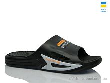 Шлепки N243 чорний Lot Shoes / p. 41-46 / 8пар