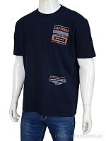 Футболка 3188-20 navy Мир / p. 3XL-6XL / 4пар