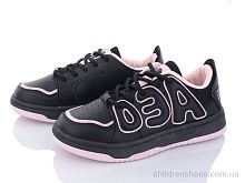 Кроссовки 182-28 black-pink Violeta / p. 36-40 / 8пар