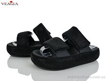 Шлепки N15 black Veagia-ADA / p. 36-40 / 8пар