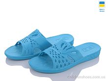 Шлепки ПЖ31 бірюза широкая Vladimir / p. 37-41 / 8пар