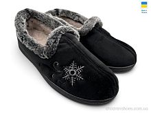 Тапки 2202 чорний Rai shoes / p. 37-42 / 12пар