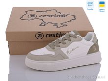 Кроссовки FWB24078 white-olive Restime / p. 36-41 / 8пар