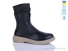 Ботинки 19 чорний к беж-п.зима Sali / p. 37-41 / 6пар