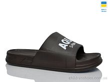 Шлепки N106 коричневий Lot Shoes / p. 41-45 / 8пар