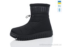 Дутики 4414 чорний Крок / p. 38-42 / 6пар