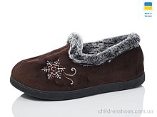 Тапки N2202 коричневий Lot Shoes / p. 37-42 / 6пар