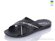 Шлепки TRK STL1 new black DeMur / p. 41-46 / 6пар
