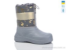 Сапоги из пены 19Д-28 сіро-срібні Крок / p. 28-34 / 6пар