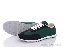 Кроссовки 176-0(176-23) black-green Violeta / p. 36-41 / 8пар