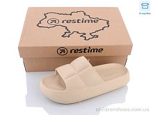 Шлепки TWL23123 beige Restime / p. 35-40 / 24пар