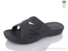 Шлепки П11 чорний Inblue / p. 40-45 / 8пар