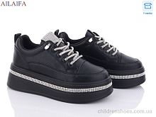 Кроссовки 8311 black Ailaifa / p. 36-41 / 6пар