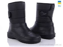 Сапоги из пены 2033 кредо черний на липучкі Vladimir / p. 37-41 / 6пар