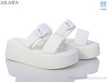 Шлепки 8031 white Ailaifa / p. 36-41 / 8пар