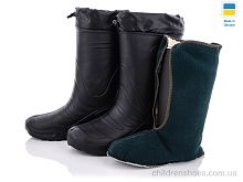 Сапоги из пены DS Укр EVA СЭ-02 черн с чулком Vladimir / p. 41-46 / 6пар