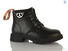 Ботинки Y106(7603) black-orange DINO ALBAT / p. 31-36 / 6пар